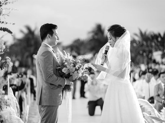 Phóng sự cưới Tito & Linh - Tiệc cưới lãng mạn Melia Hồ Tràm